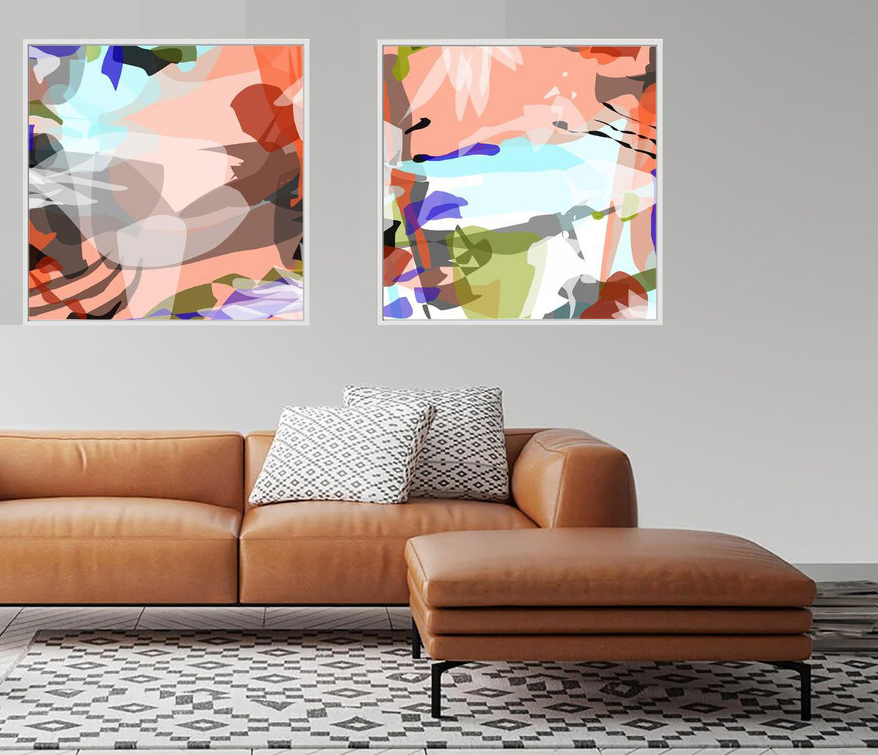 Tuscan Nights I & II - Framed Canvas Print (Pair) by Susan Wooler