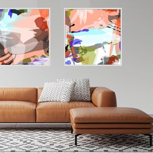 Tuscan Nights I & II - Framed Canvas Print (Pair) by Susan Wooler