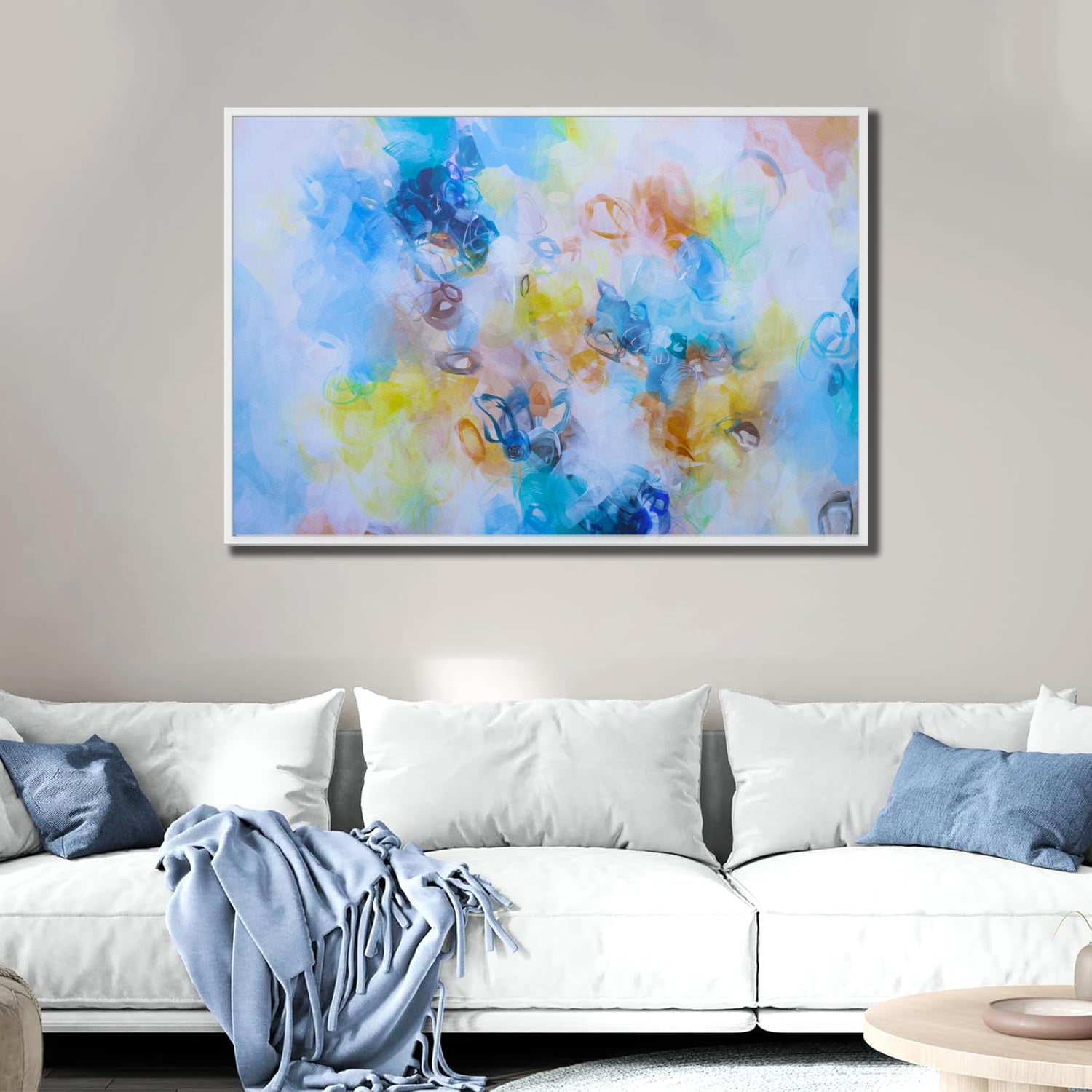 A thousand moments - Framed Canvas Print by Susan Wooler