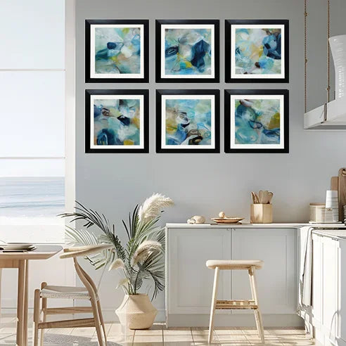 Set of Six Mini Art Prints - Sea Spray