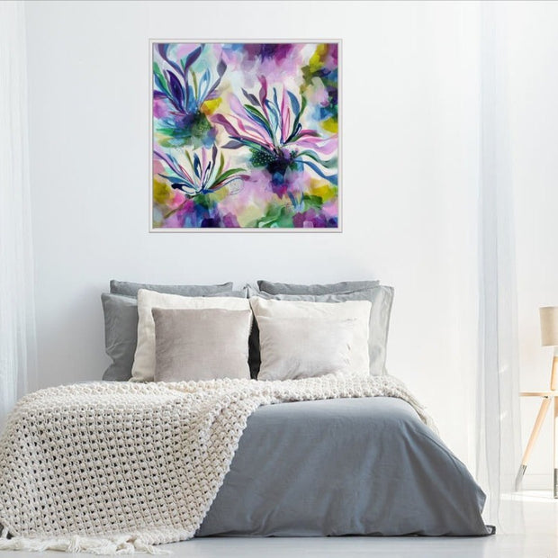 Forever in Bloom - Framed Canvas Print by Susan Wooler