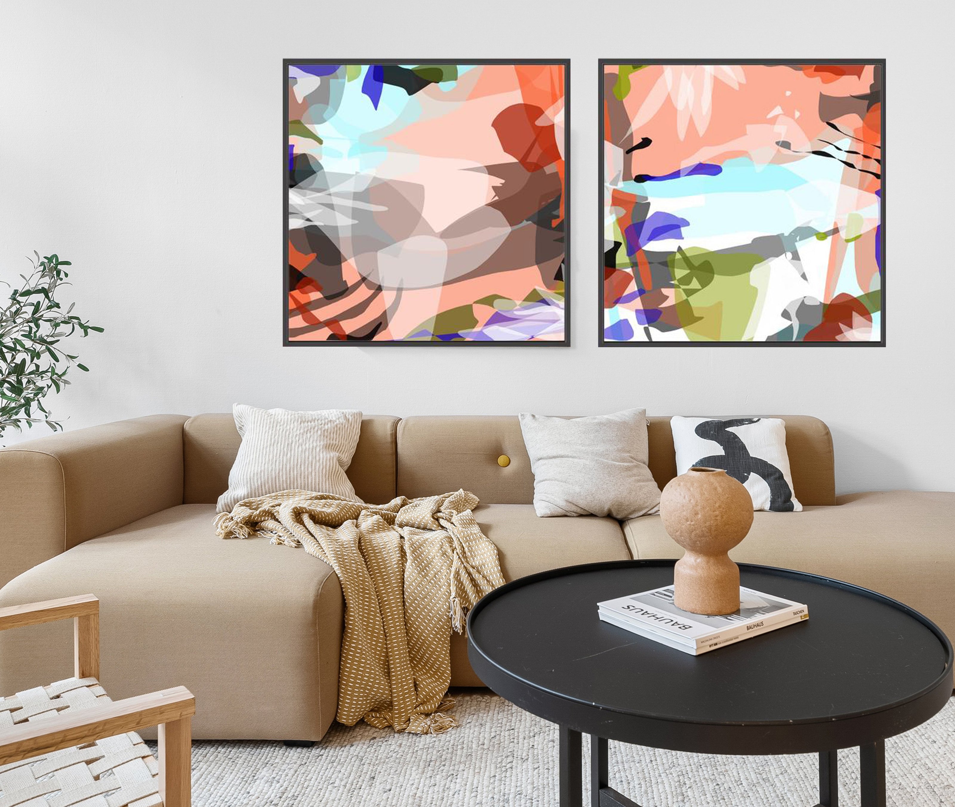 Tuscan Nights I & II - Framed Canvas Print (Pair) by Susan Wooler