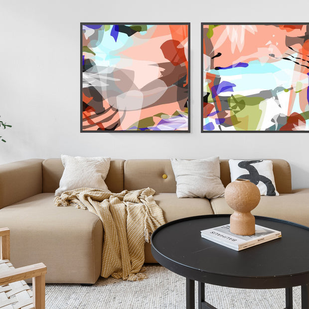 Tuscan Nights I & II - Framed Canvas Print (Pair) by Susan Wooler