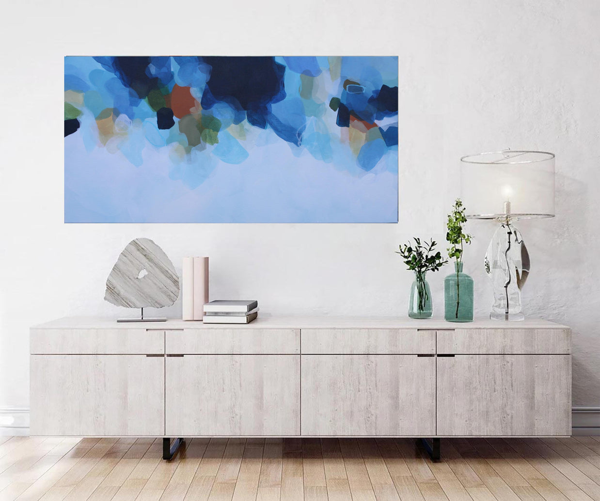Blue Clouds - Original Painting by Susan Wooler