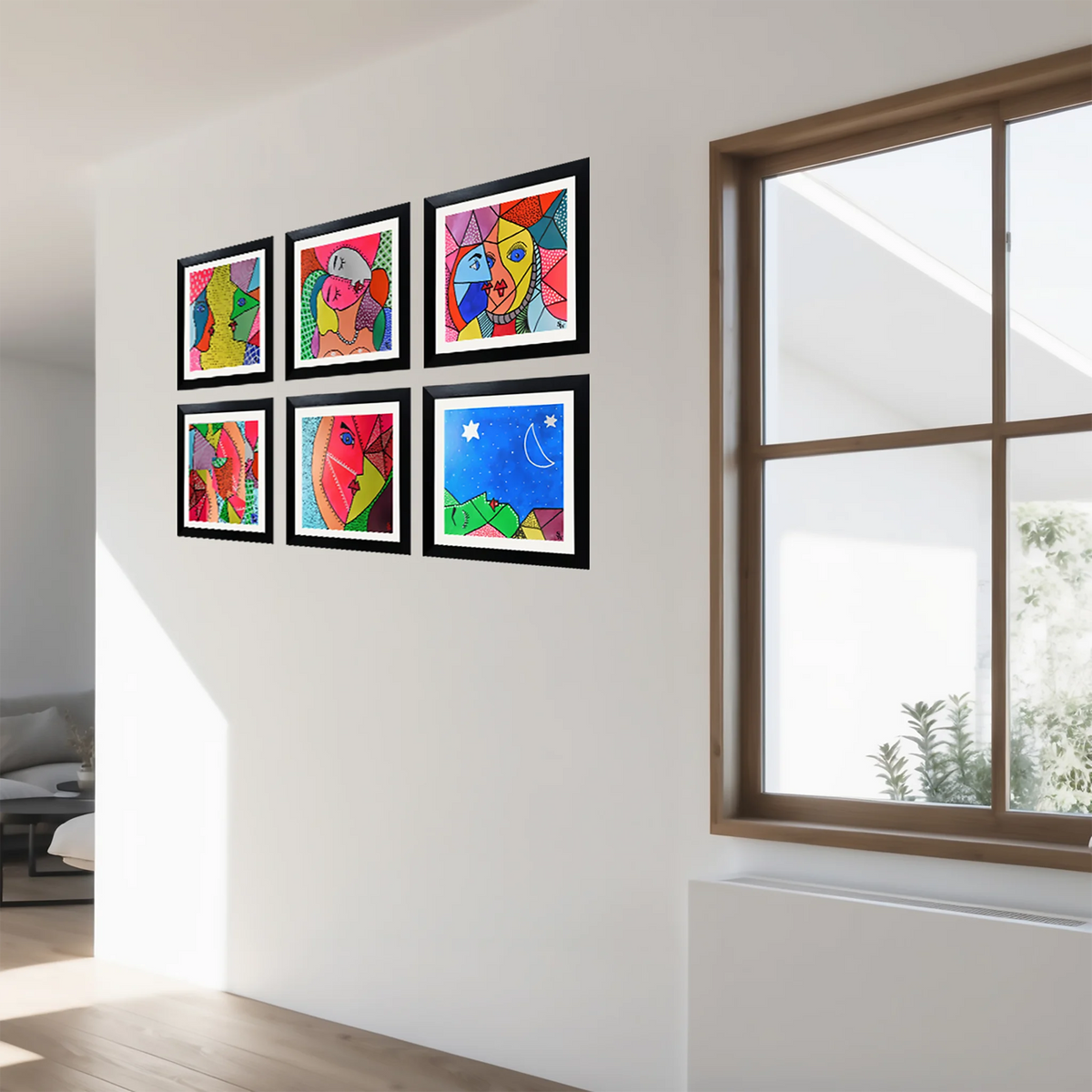 Set of Six Mini Art Prints - The Cubist Confessions
