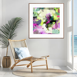 Tropical Palm I - Framed Print on Paper by Susan Wooler