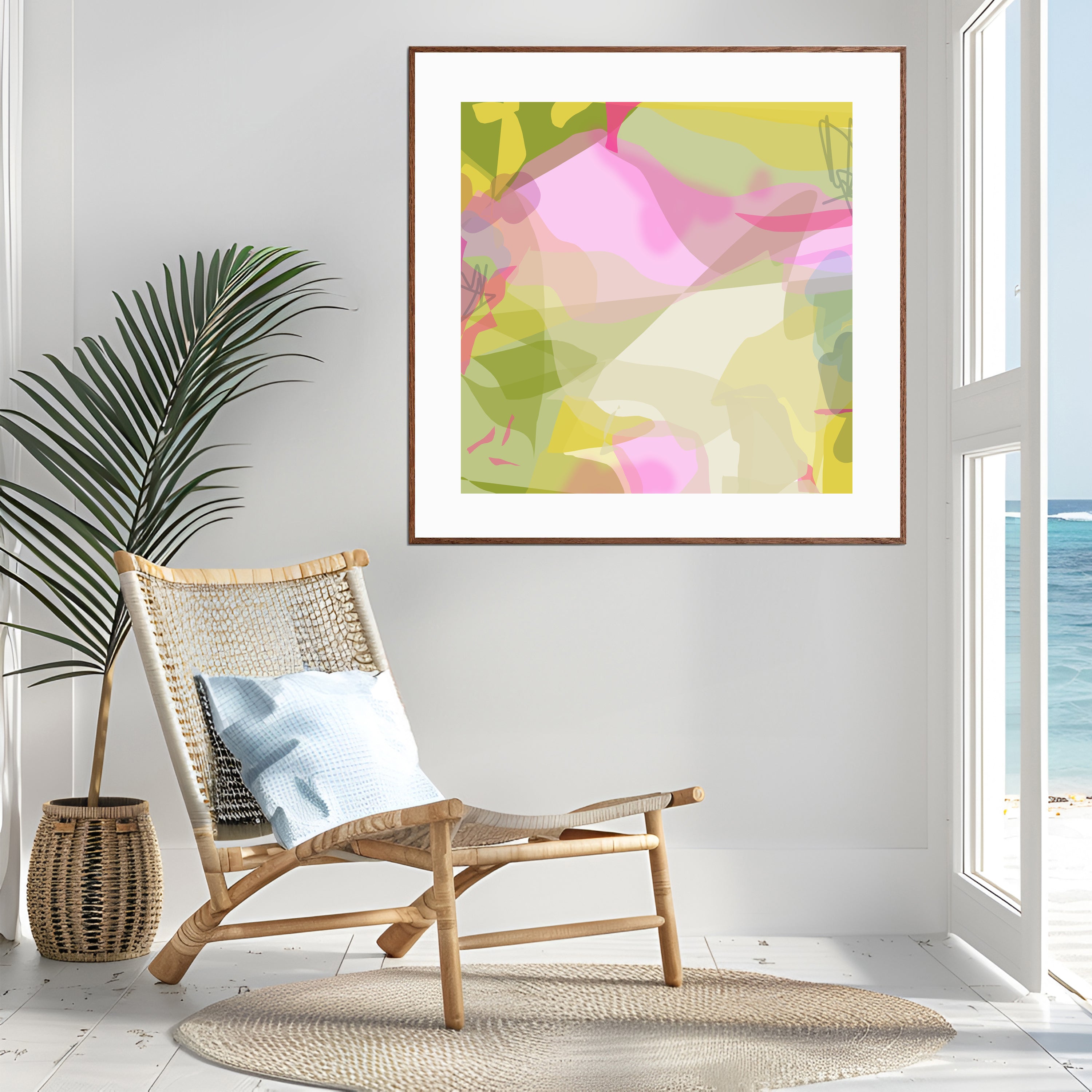 Summer Breeze - Framed Print on Paper by Susan Wooler