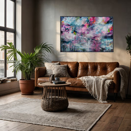 Rainfall  - Framed Canvas Print by Susan Wooler