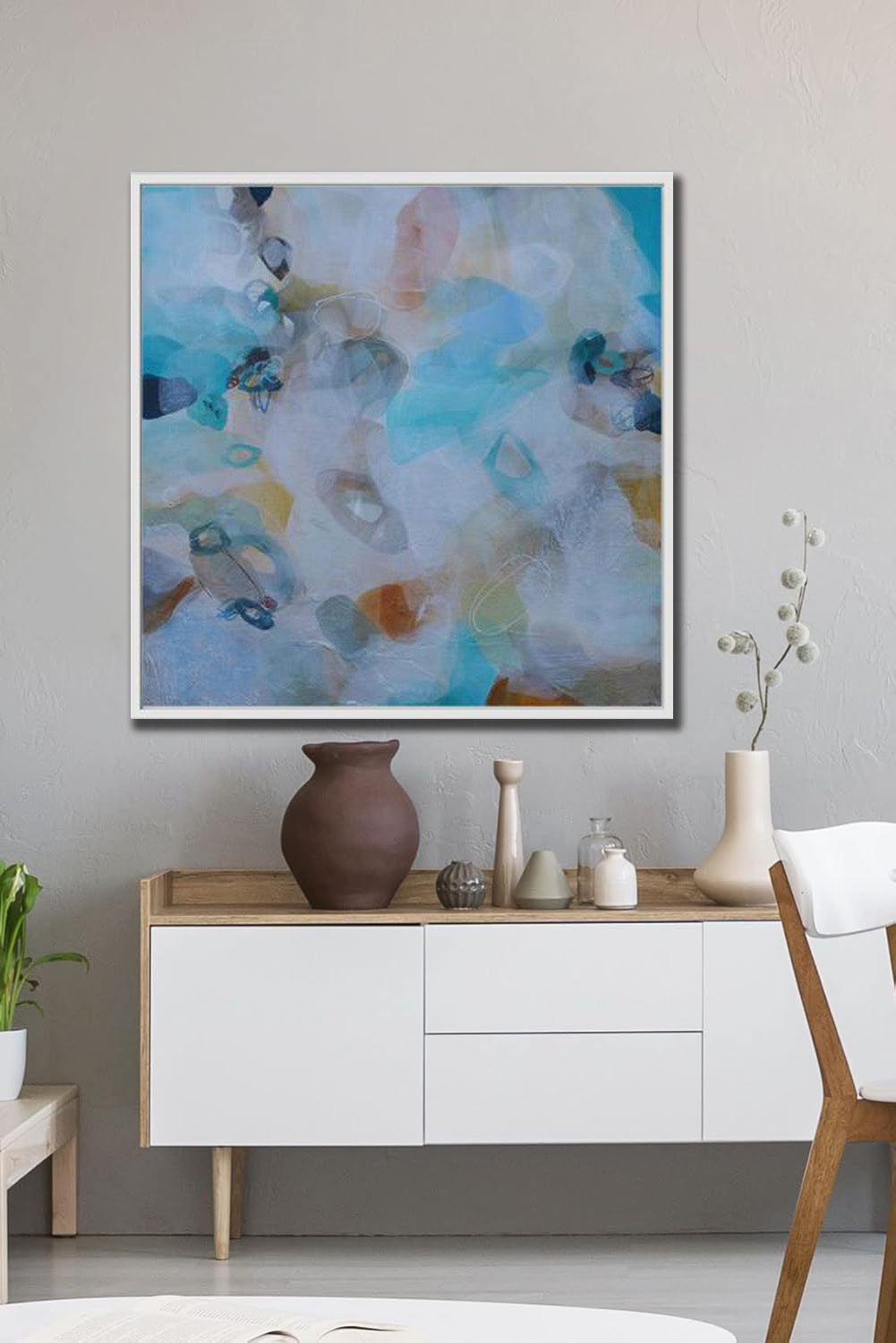 Haven of Peace - Framed Canvas Print by Susan Wooler