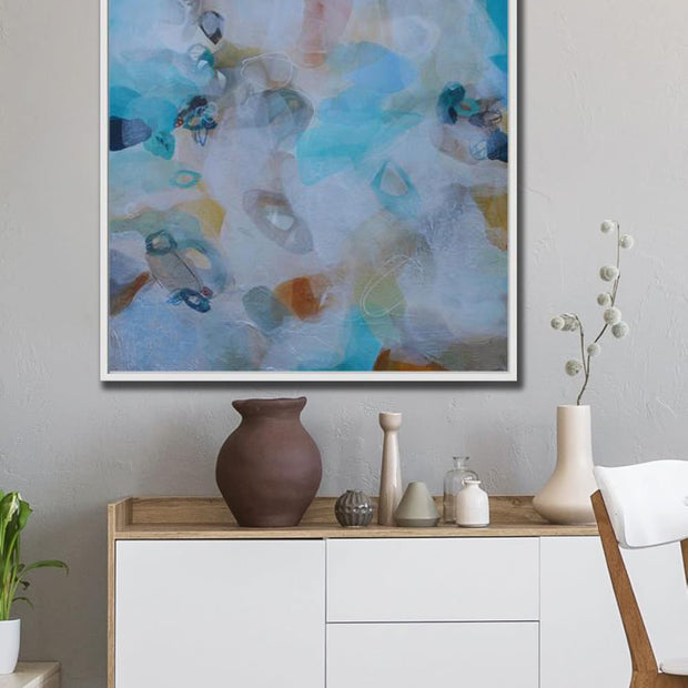 Haven of Peace - Framed Canvas Print by Susan Wooler