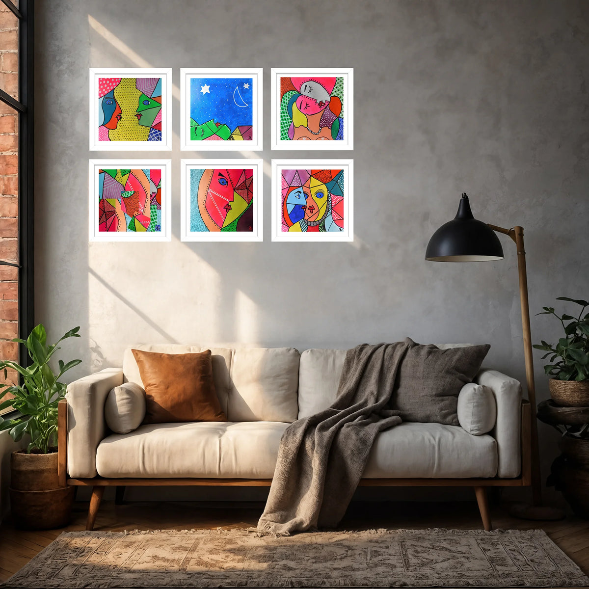 Set of Six Mini Art Prints - The Cubist Confessions