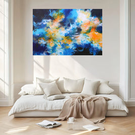 Skylarks and Buttercups - Original Painting by Susan Wooler