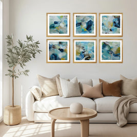 Set of Six Mini Art Prints - Sea Spray