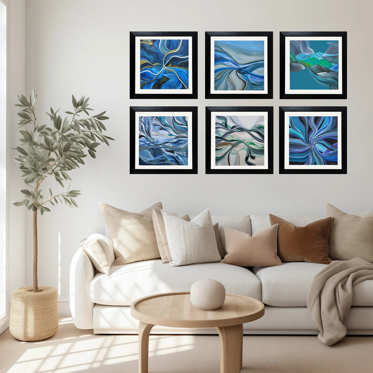 Set of Six Mini Art Prints - Ebb & Flow