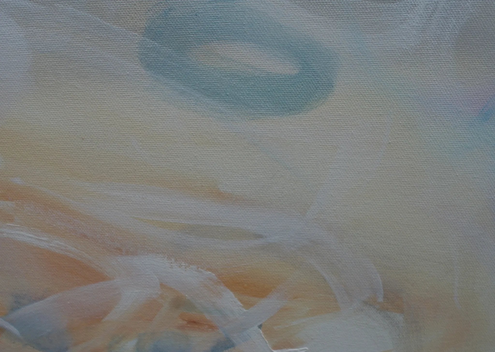 Abstract  painting with soft pastel colors