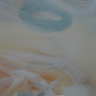 Abstract  painting with soft pastel colors