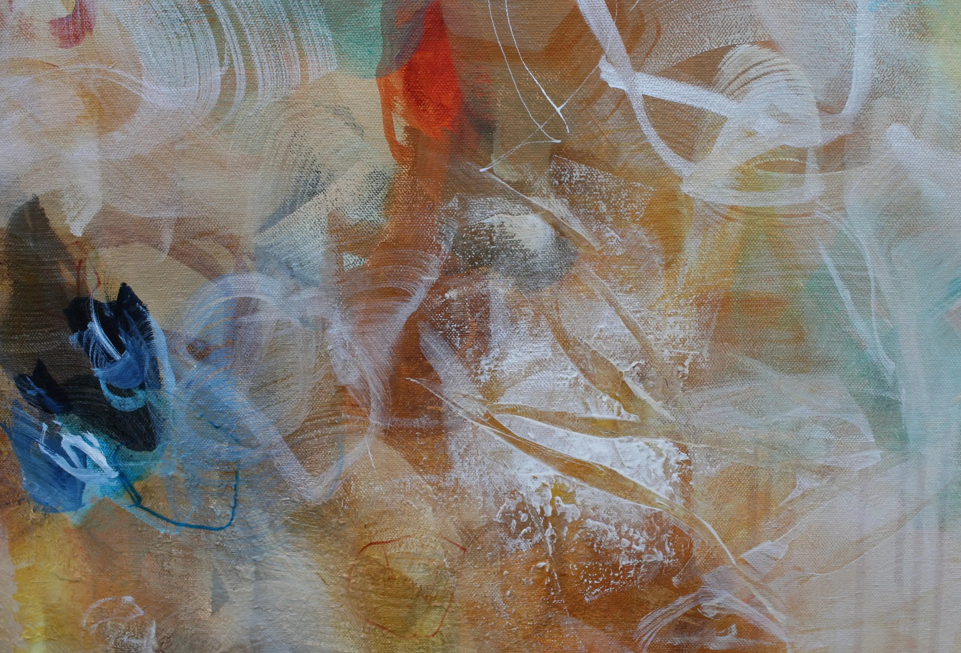 Sound of the raindrops - Original Painting by Susan Wooler