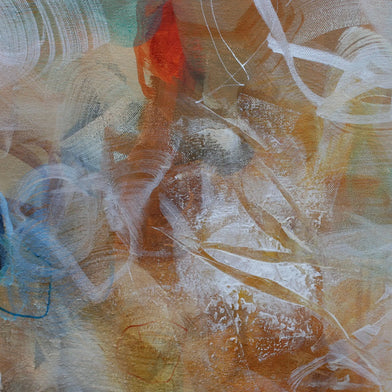 Sound of the raindrops - Original Painting by Susan Wooler