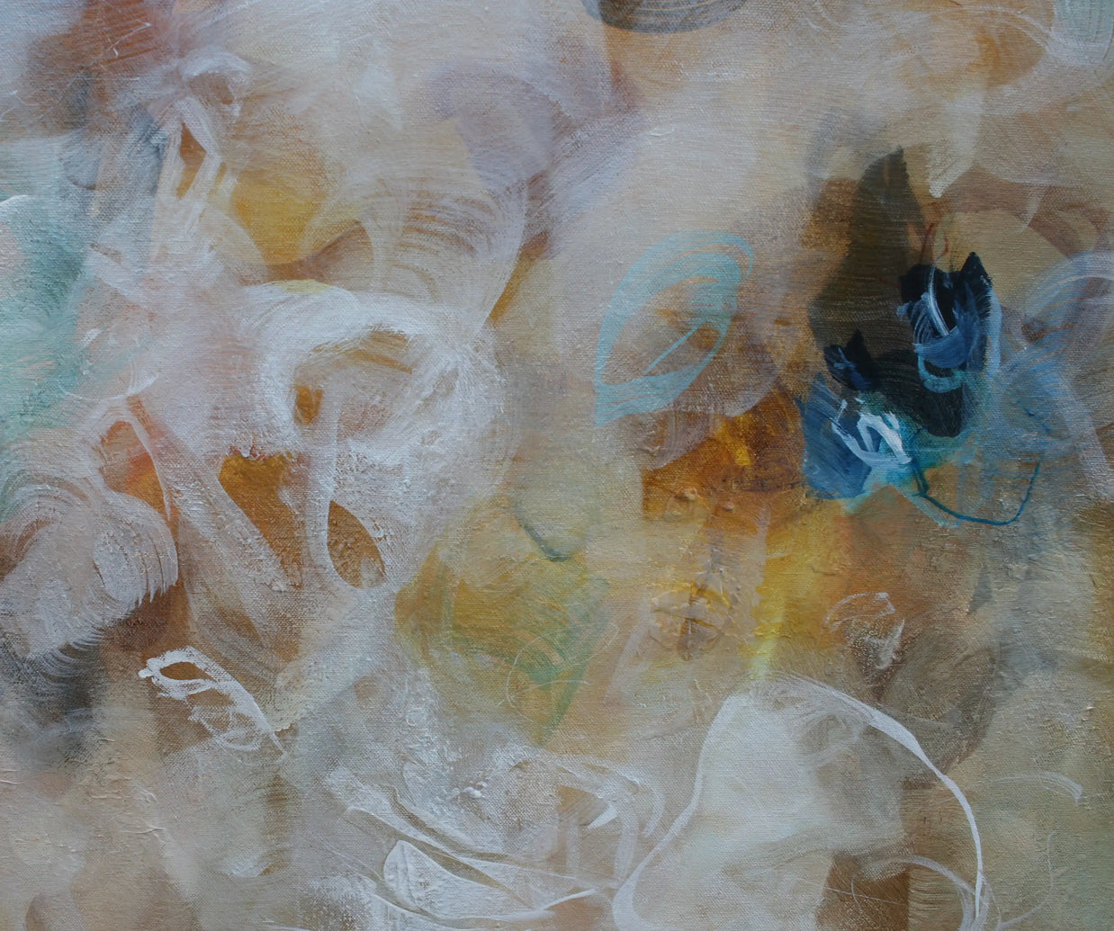Sound of the raindrops - Original Painting by Susan Wooler