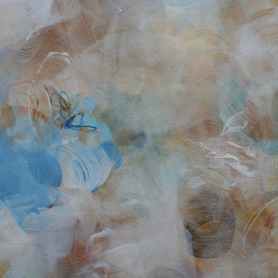 Sound of the raindrops - Original Painting by Susan Wooler