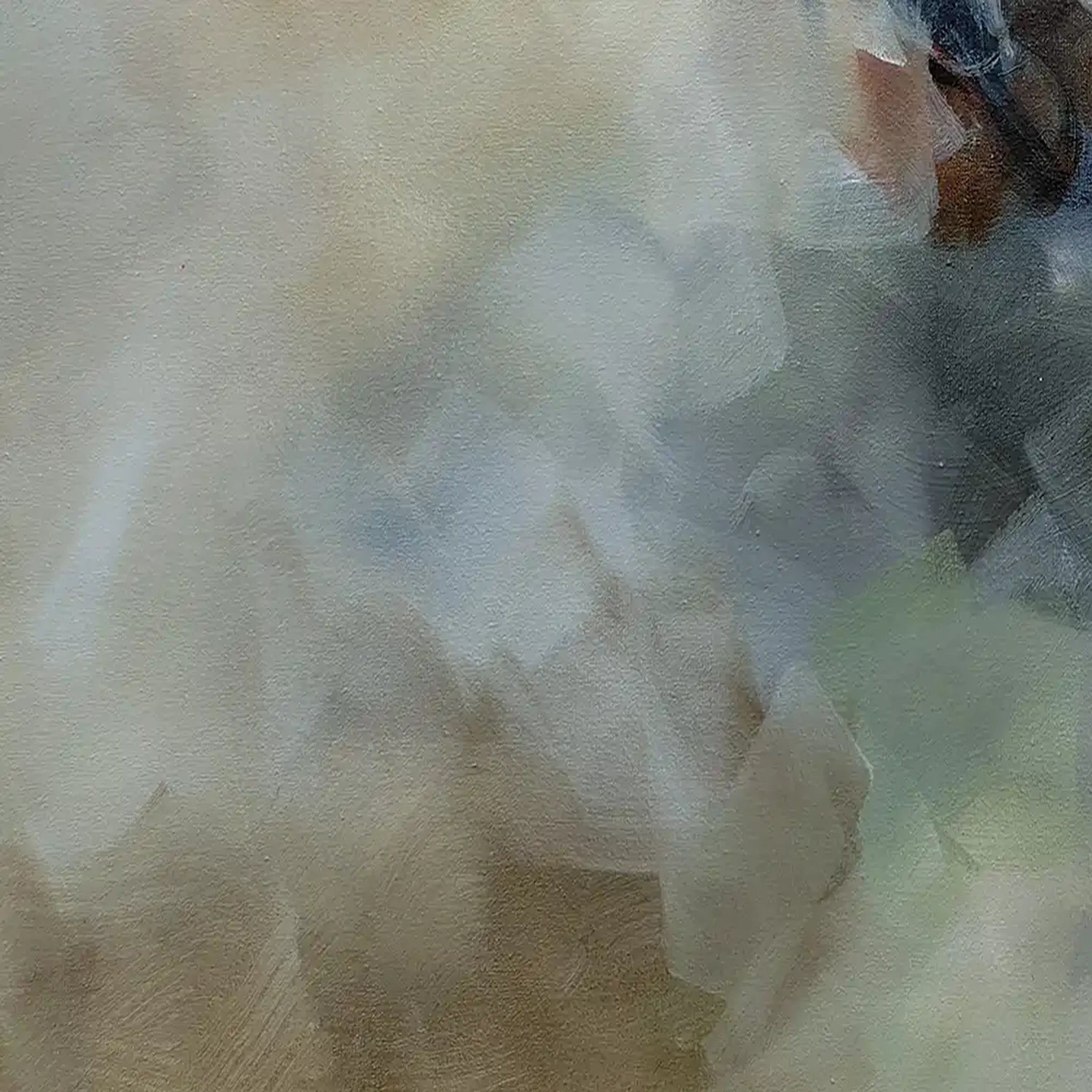 Abstract art with soft pastel colors on a textured surface