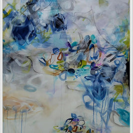 Exhaled Emotions II - Framed Canvas Print by Susan Wooler