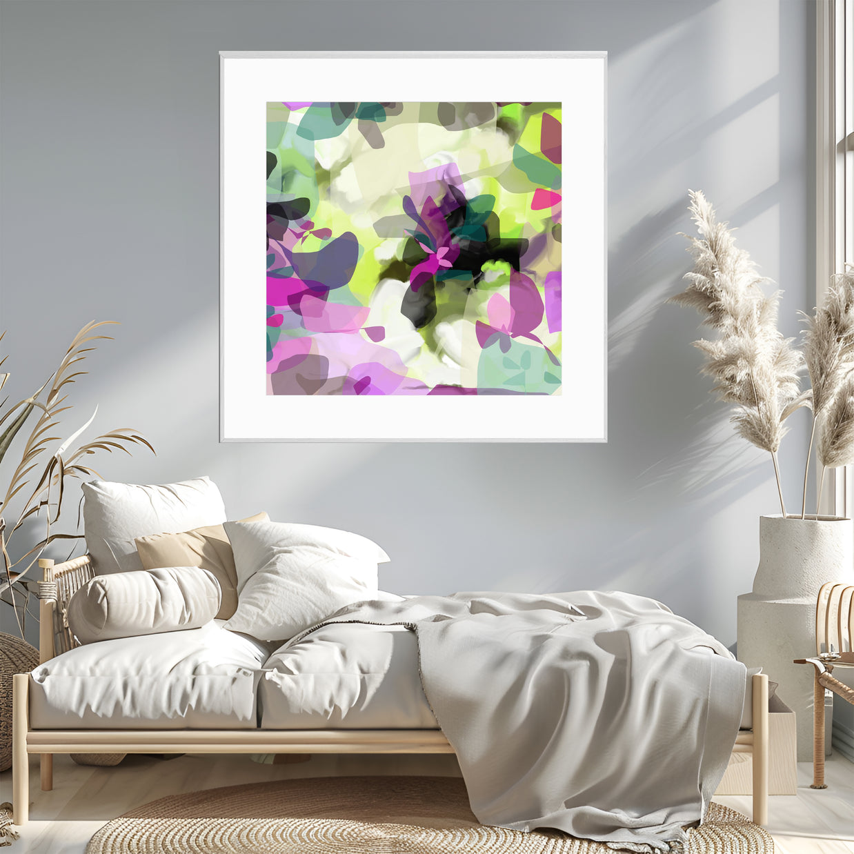 Tropical Palm I - Framed Print on Paper by Susan Wooler
