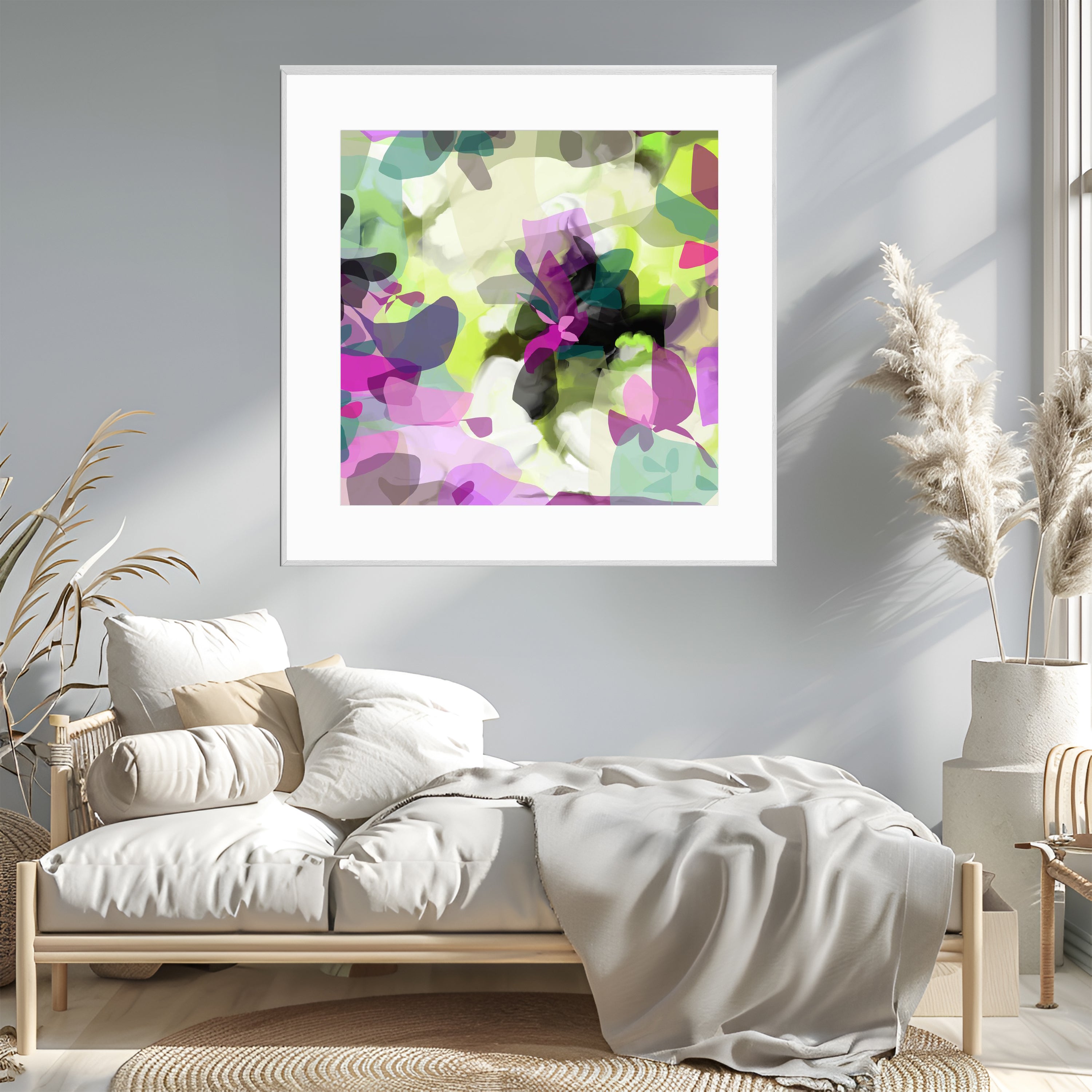 Tropical Palm I - Framed Print on Paper by Susan Wooler