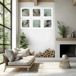 Set of Six Mini Art Prints - Morning Mist