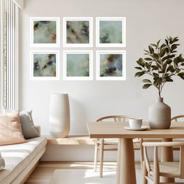 Set of Six Mini Art Prints - Morning Mist