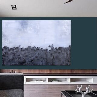 Grey and White 150 x 100cm