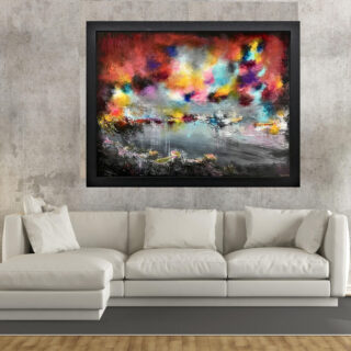 Late Afternoon Sunset  87 X 112 cm