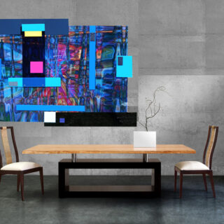 Abstract Metal Wall Art/Scultpure 140 x 104 cms