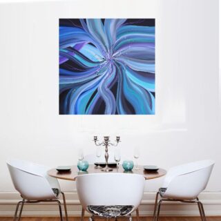 Spring Raindrops 76 X 76 cm