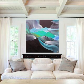 Sea Coast Waves 100 X 100 cm