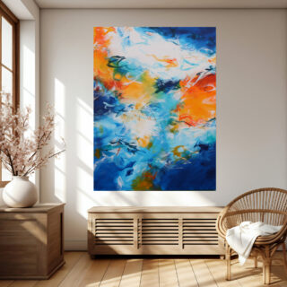 Running Barefoot in the Grass 122 X 91 cm