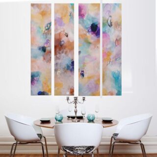 Flowers In The Wind 80 X 100cm