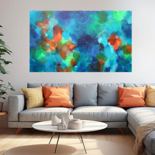 Living By The River Painting 152.4 X 91.4 cm (60 x 36 inches)